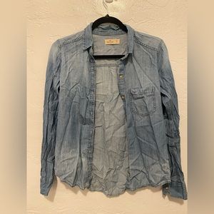 Hollister chambray shirt